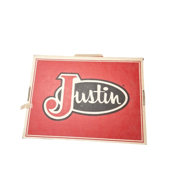 New Vintage Justin Made In USA Exotic Lizard Cowboy Boots Size 5A Style M3420 - Picture 9 of 15